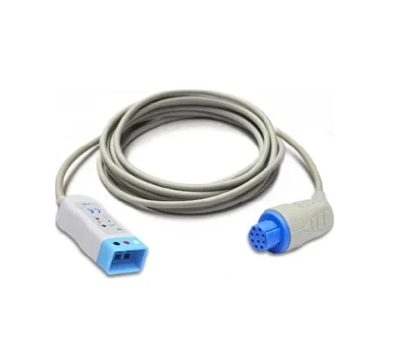 Carefusion Vyaire 545302-HEL ECG cable 3 lead Carefusion Vyaire 545302-HEL ECG trunk cable 3 lead leads GE